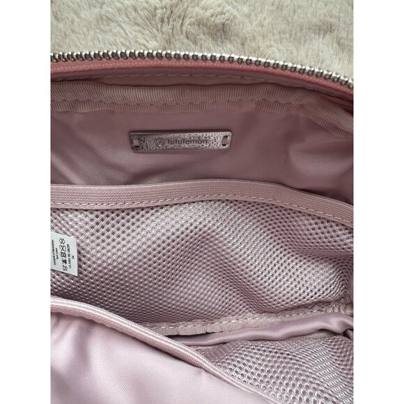 Lululemon Crossbody Belt Bag In Light Pink With Adjustable Strap & Zipper Closur - Picture 8 of 11